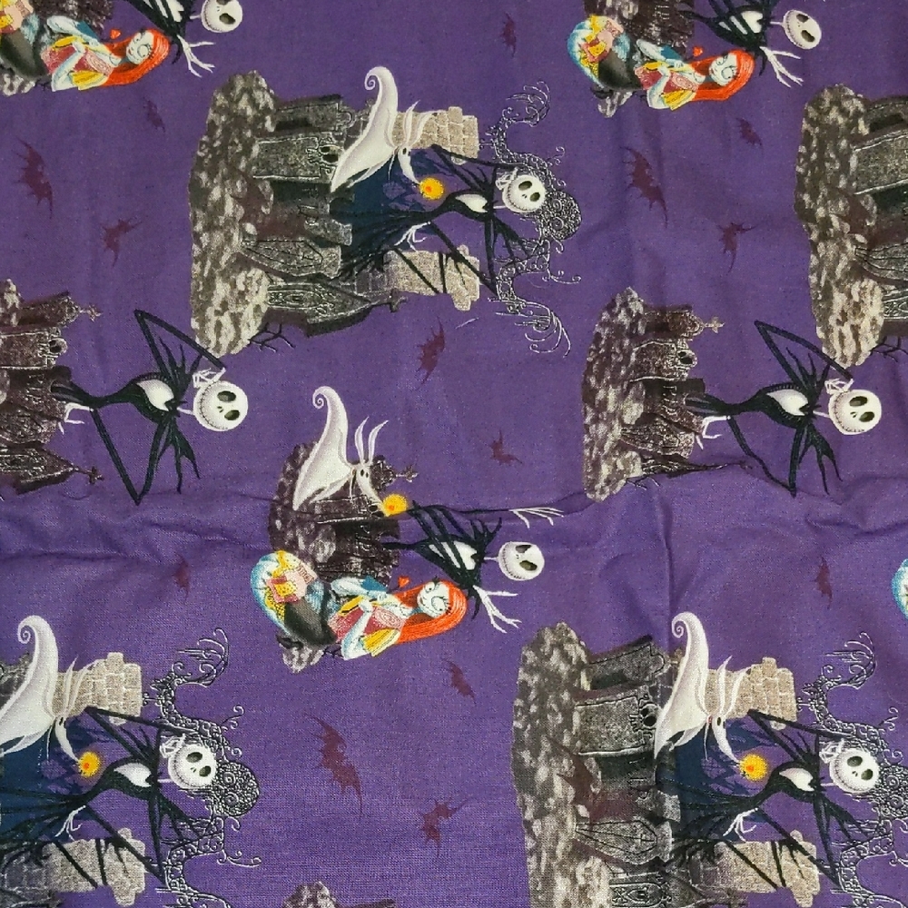 Disney for Springs Creative 2014 Nightmare Before Christmas Fabric Destash